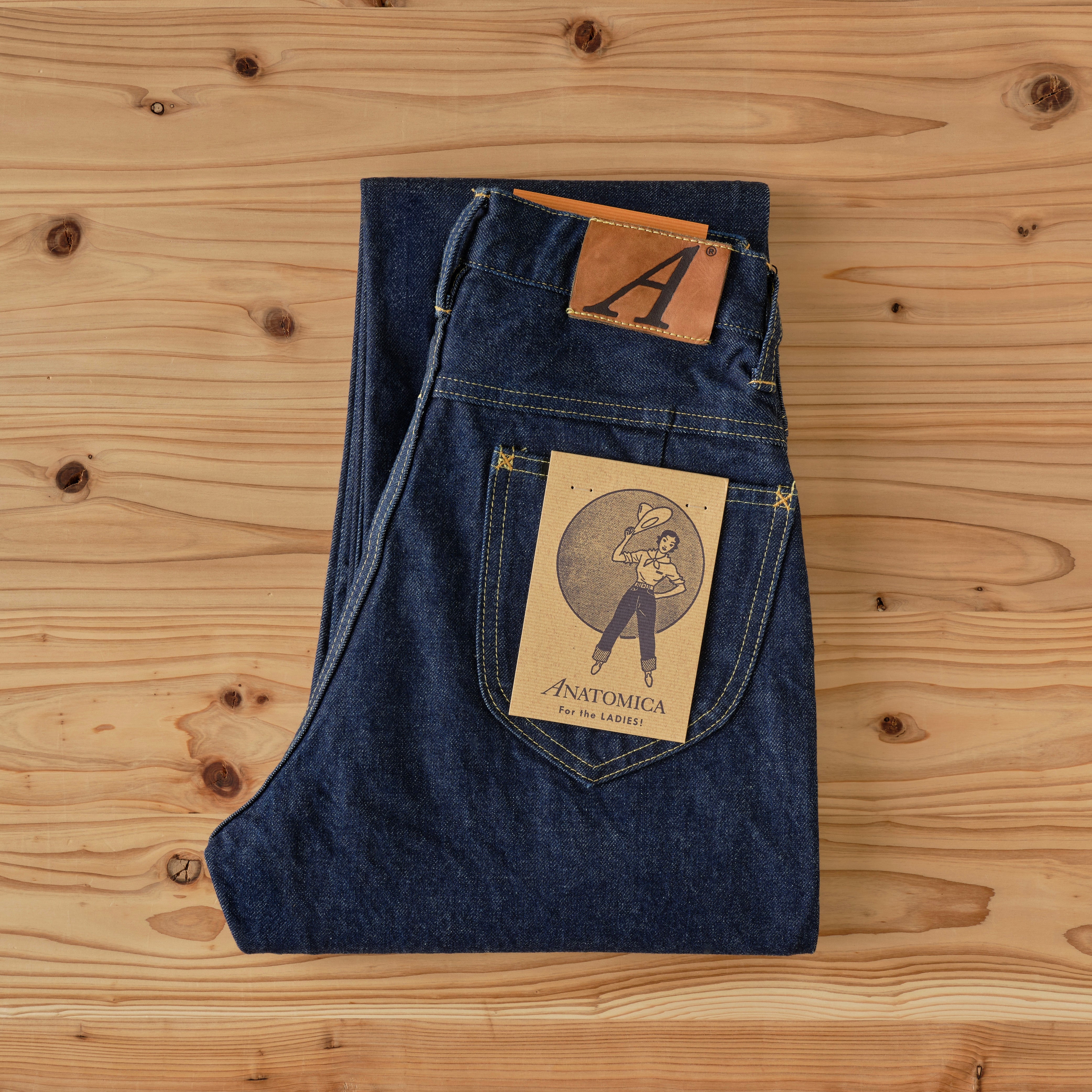 618 MARILYN Ⅱ DENIM ONE WASH – ANATOMICA NAGOYA