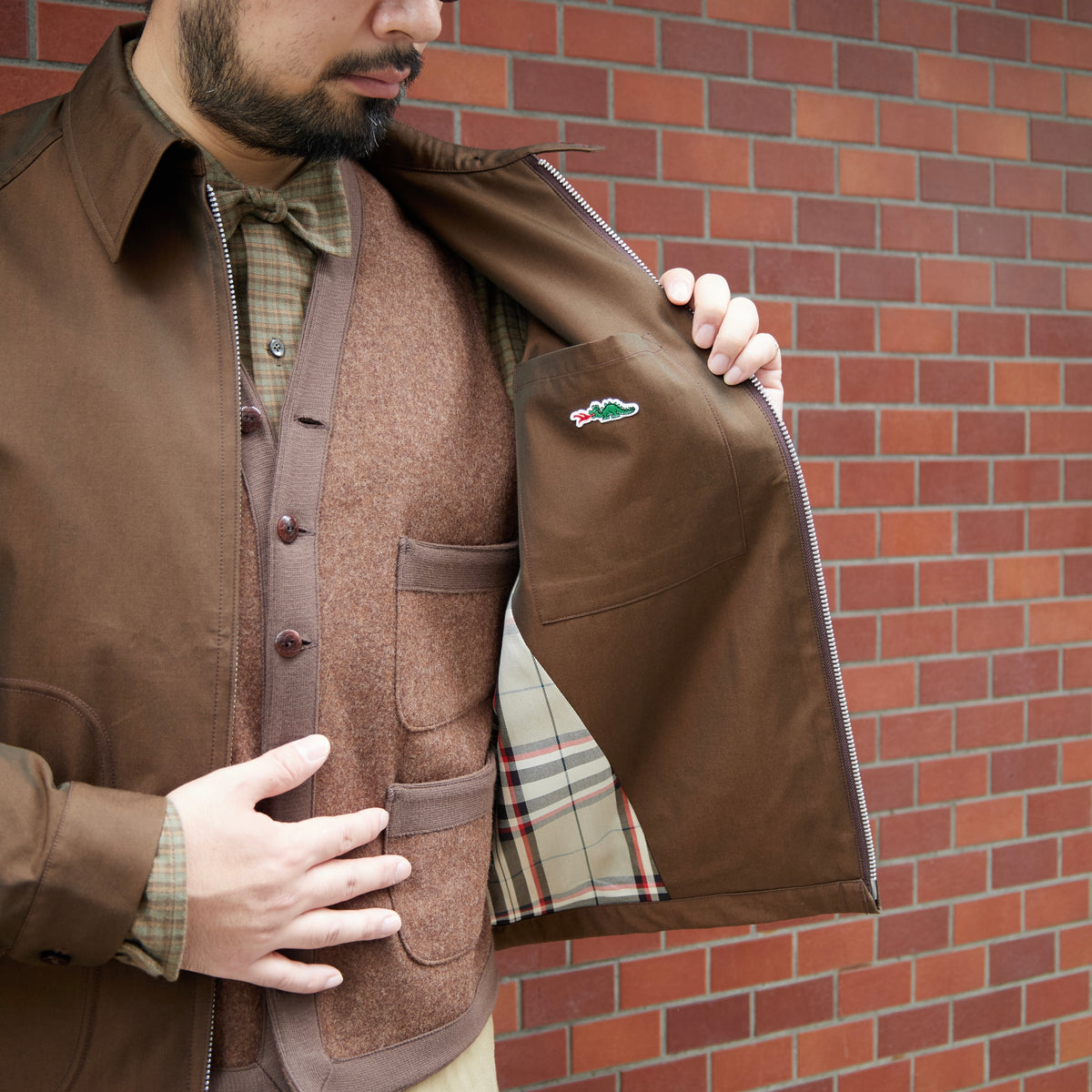 ANATOMICA by BRAGGIN' DRAGON VAN NUYS JACKET BROWN