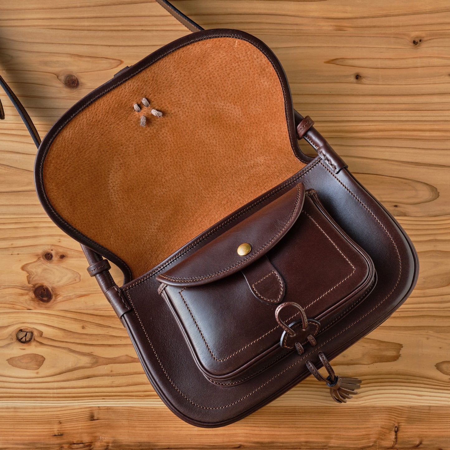 ANDALUSIA LISO BAG D.BROWN