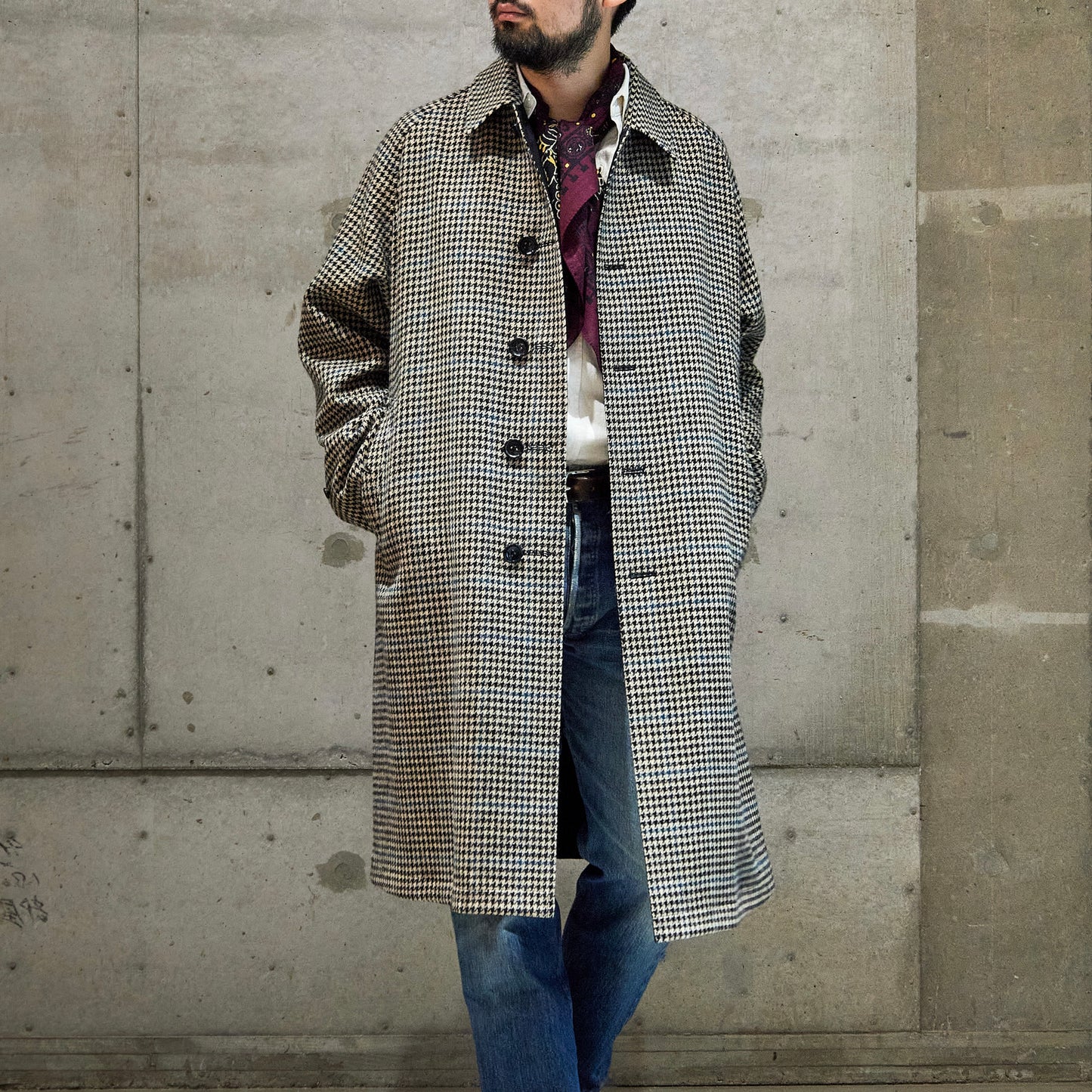 SINGLE RAGLAN COAT Ⅱ REVERSIBLE BLACK for 2025FW