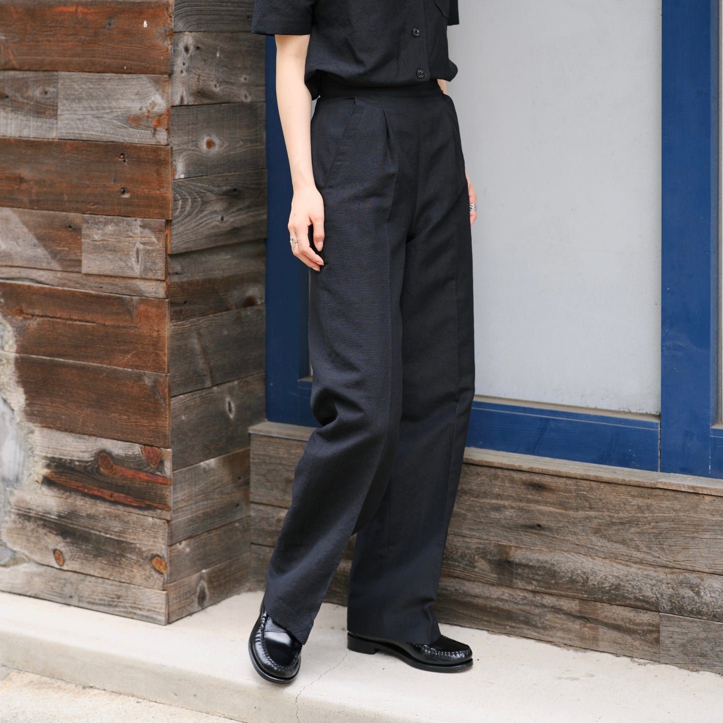 W.A.V.E.S PANTS WOOL LINEN CLOTH
