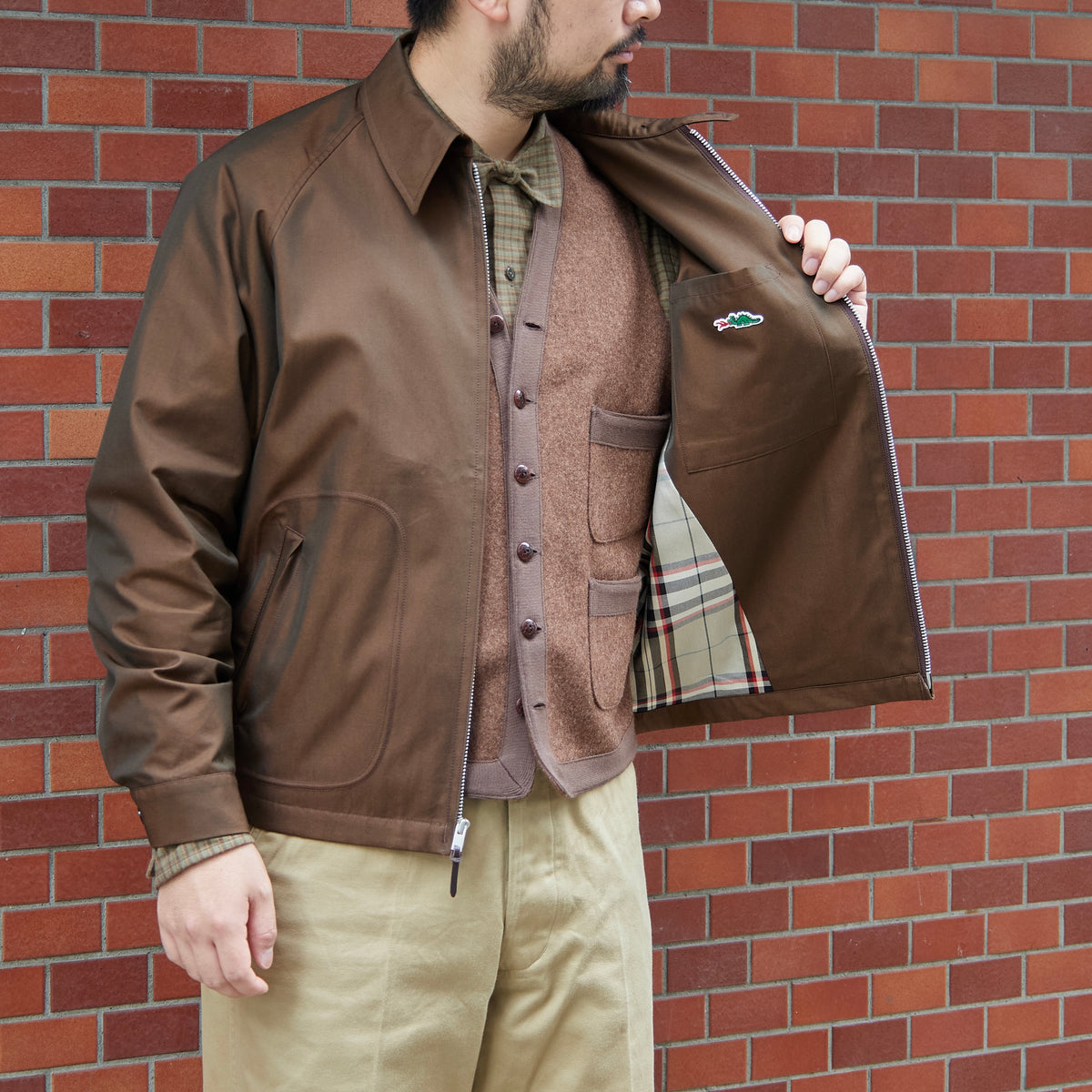 ANATOMICA by BRAGGIN' DRAGON VAN NUYS JACKET BROWN