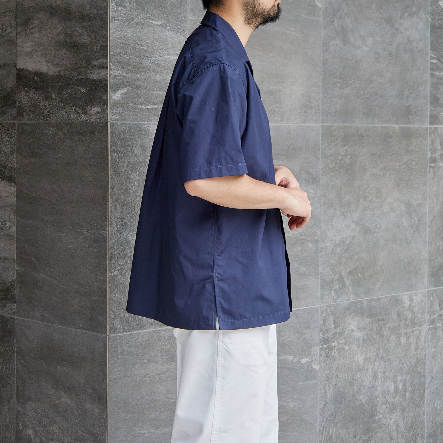 BIG YANK DICKIE SHIRTS POPLIN NAVY