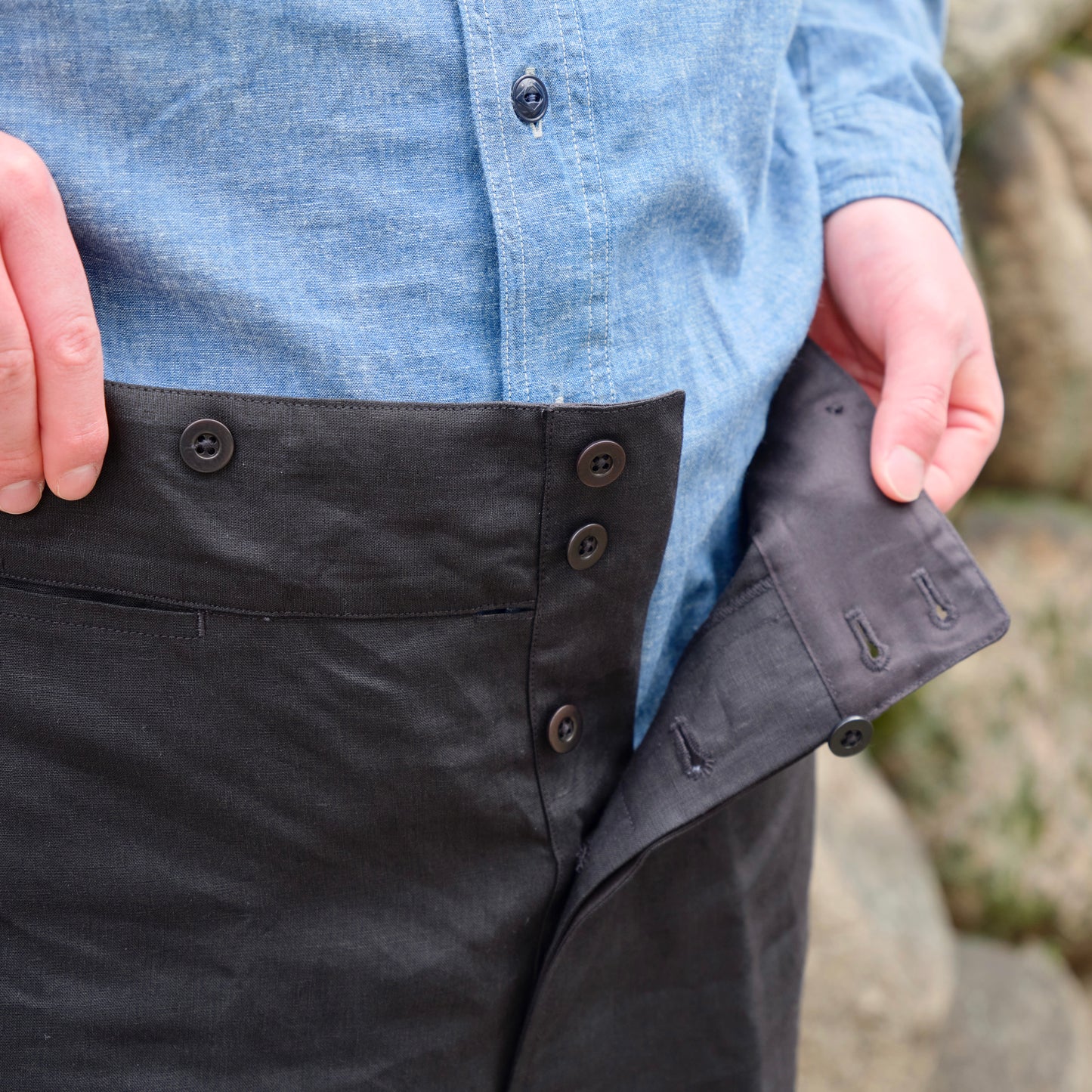 BJ IRISH LINEN BLACK