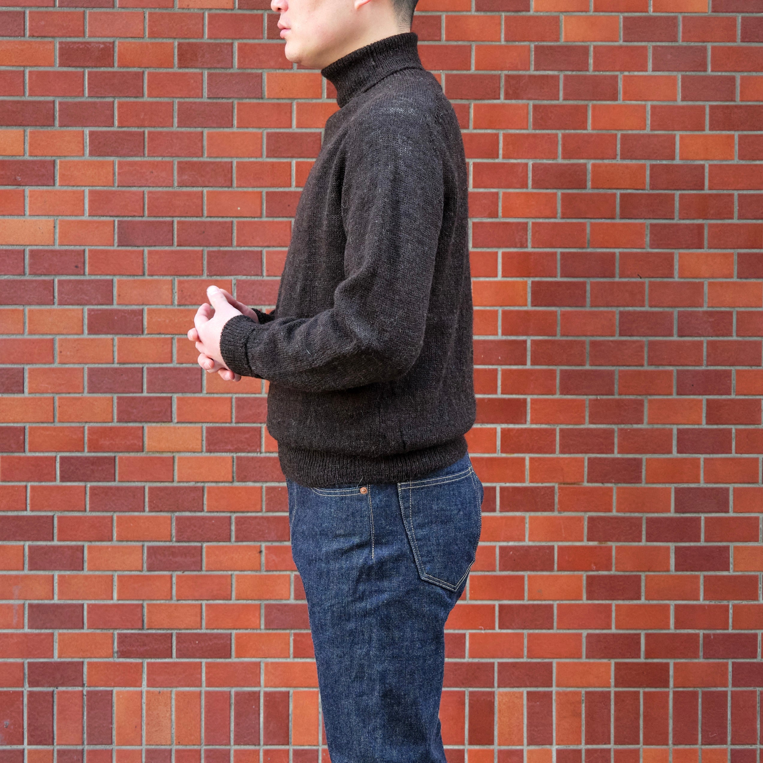 1PLY SHETLAND SWEATER TURTLE – ANATOMICA NAGOYA