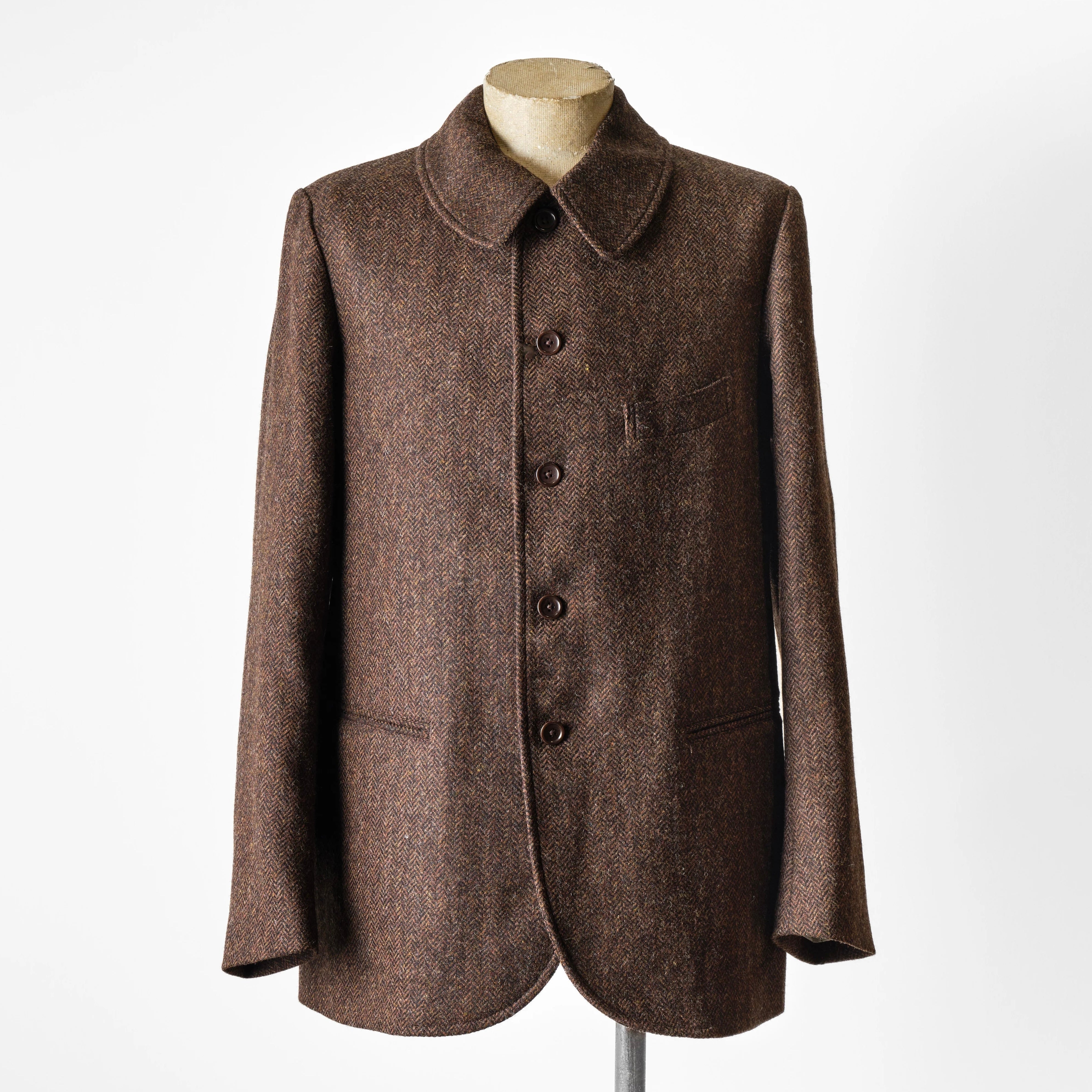 ALBERT SHETLAND TWEED HERRING-BONE – ANATOMICA NAGOYA