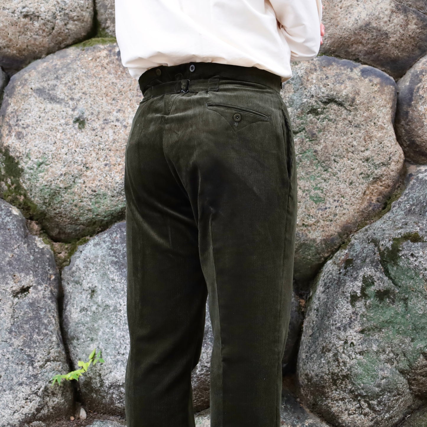 TENNIS BABY CORDUROY OLIVE