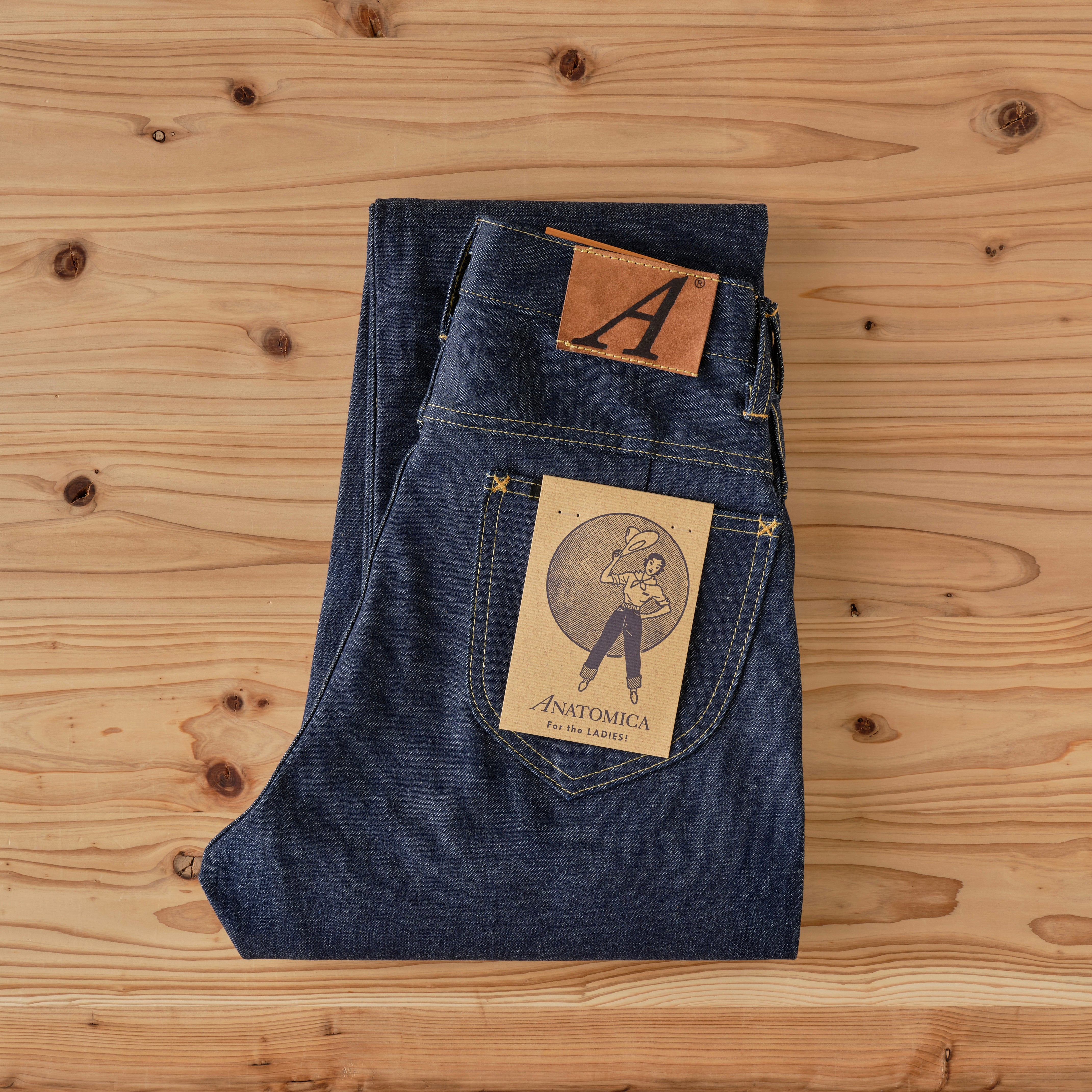 618 MARILYN Ⅱ DENIM NON WASH – ANATOMICA NAGOYA