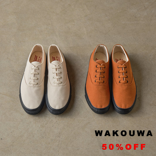 WAKOUWA LOW-TOP BLACK SOLE MADE IN TAIWAN