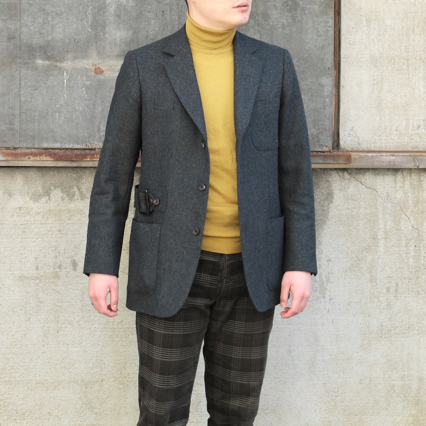 TRAVEL JACKET WOOL TWEED