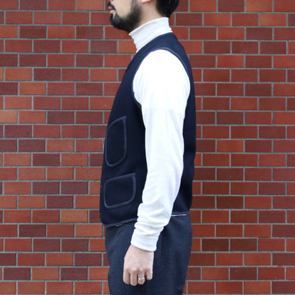 BEACH CLOTH VEST NAVY