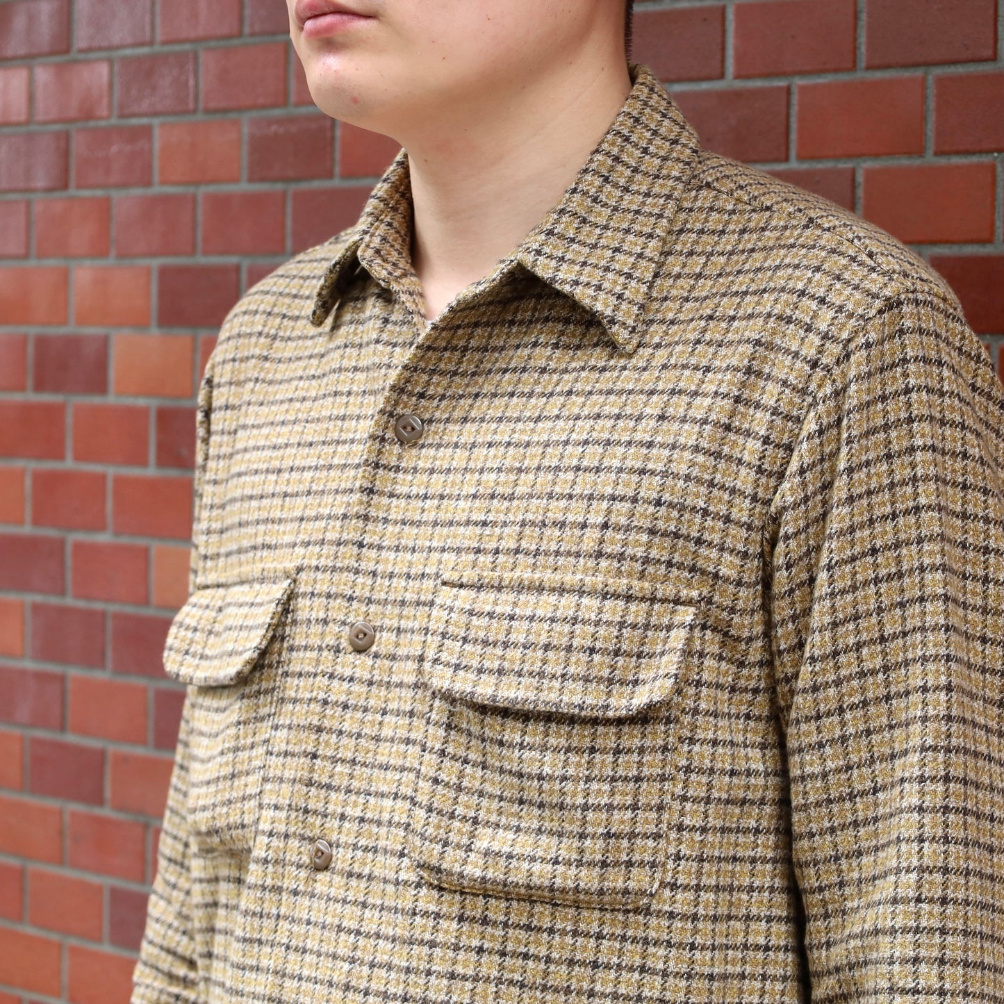 BIG YANK ROGER SHIRTS COTTON TWEED PLAID