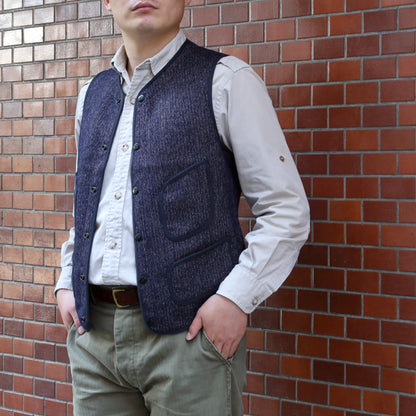 BEACH CLOTH VEST SALT & PEPPER