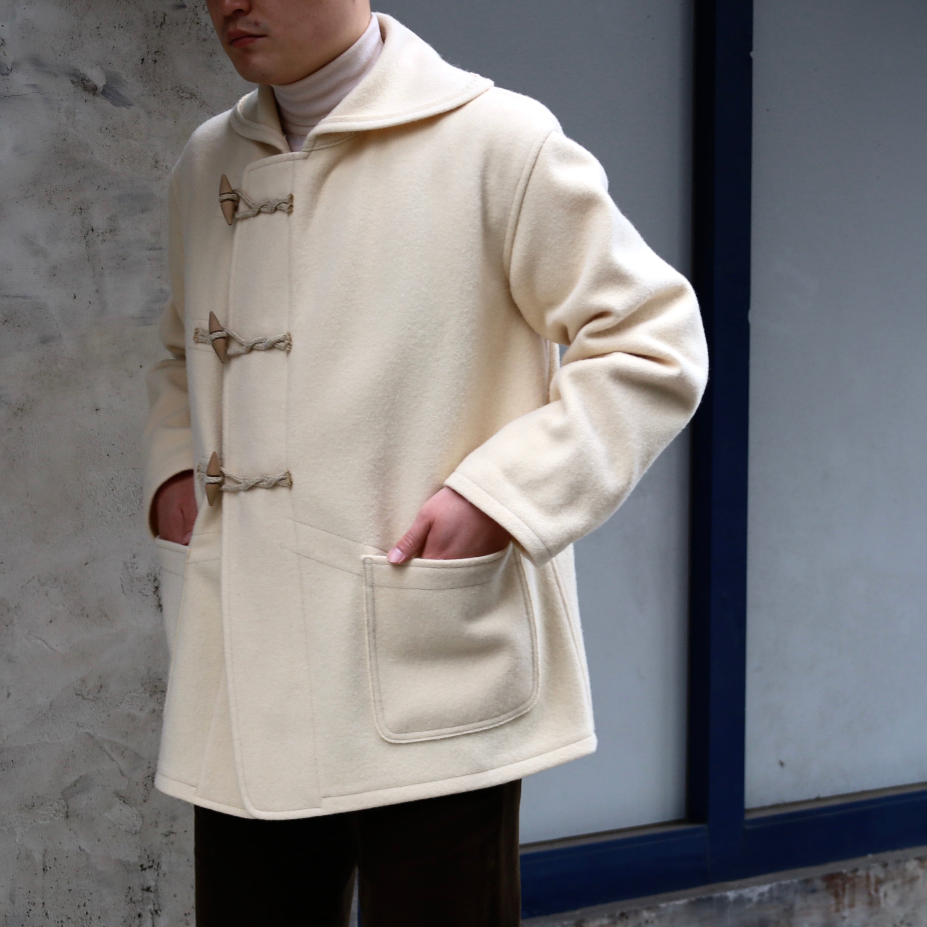 アナトミカ SEAFARER ショールカラー ダッフルコート ジャケット SEAFARER NATURAL – ANATOMICA NAGOYA