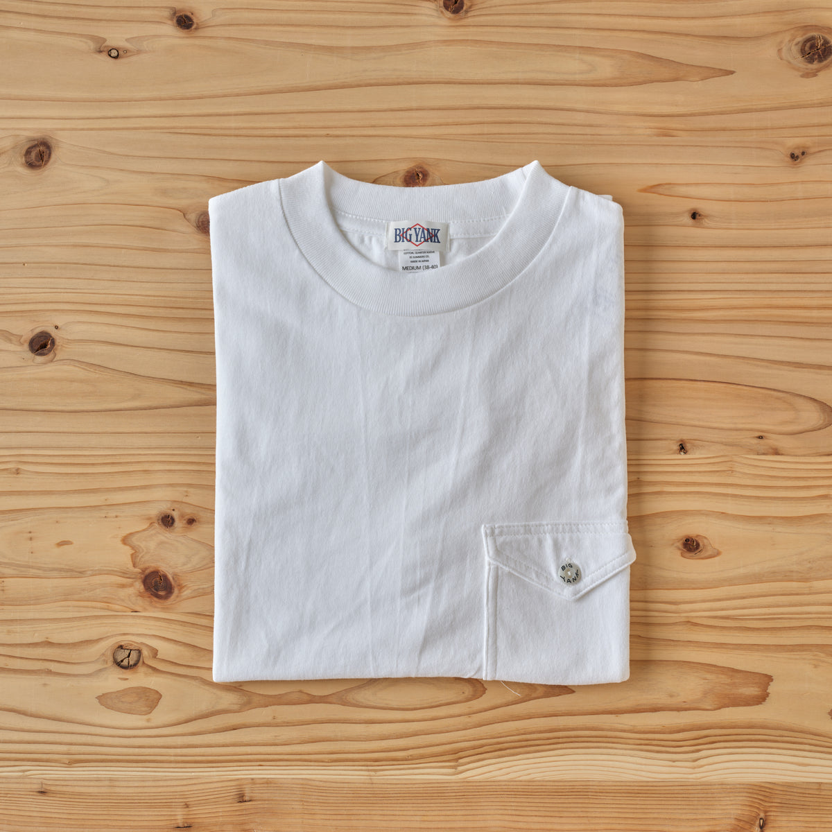 BIG YANK Y1935 POCKET TEE WHITE