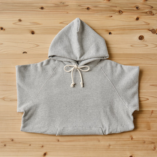 SWEAT PARKA RAGLAN SLEEVE GRAY
