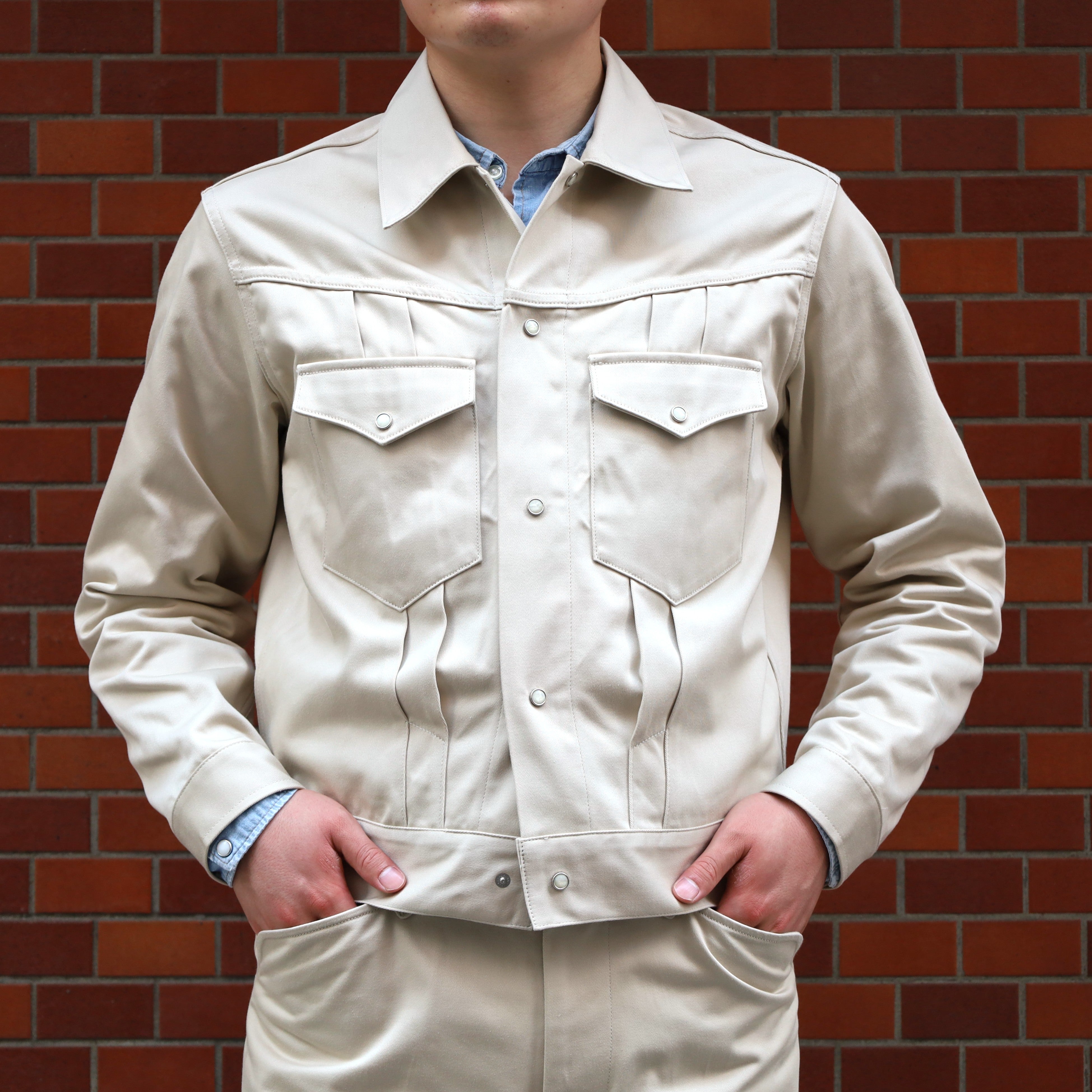 SAMUEL JACKET BEIGE – ANATOMICA NAGOYA
