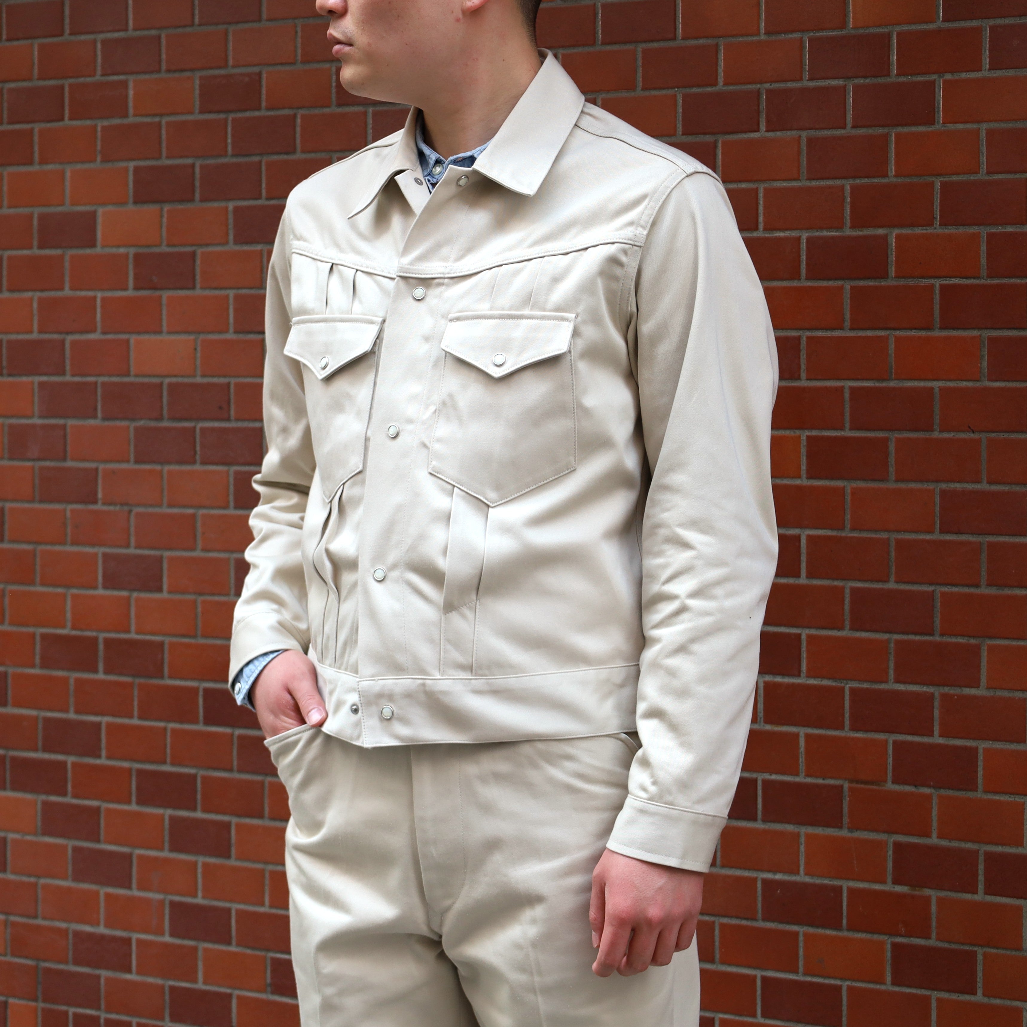 SAMUEL JACKET BEIGE – ANATOMICA NAGOYA