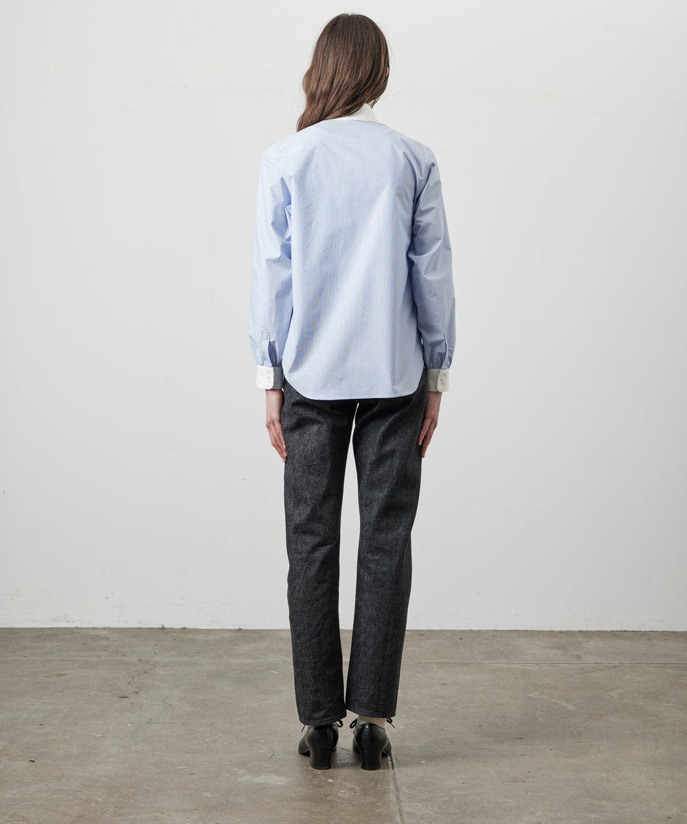 LiZZiE-R SHIRTS BLUE STRIPE