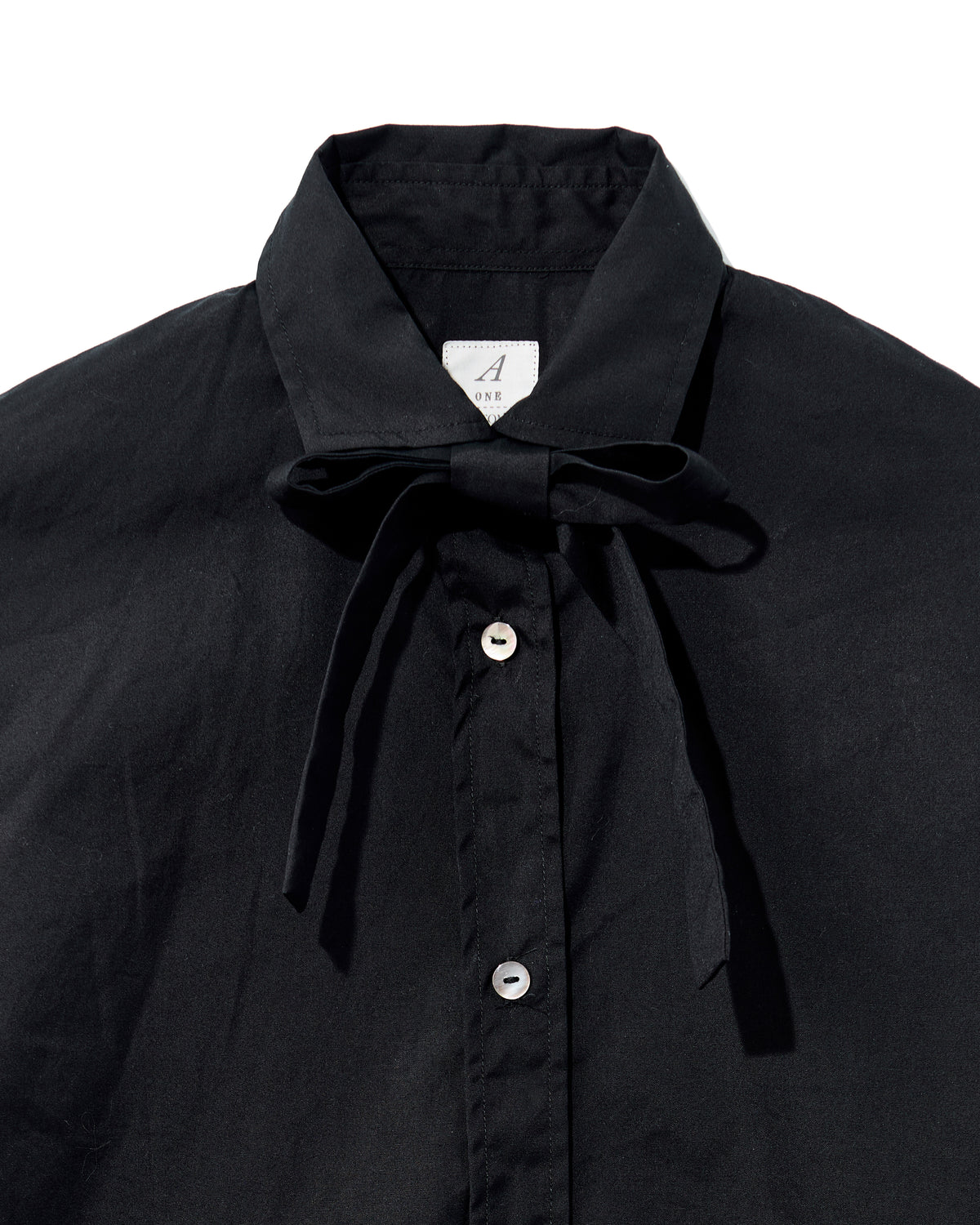 MILLICENT BOWTIE SHIRTS BLACK