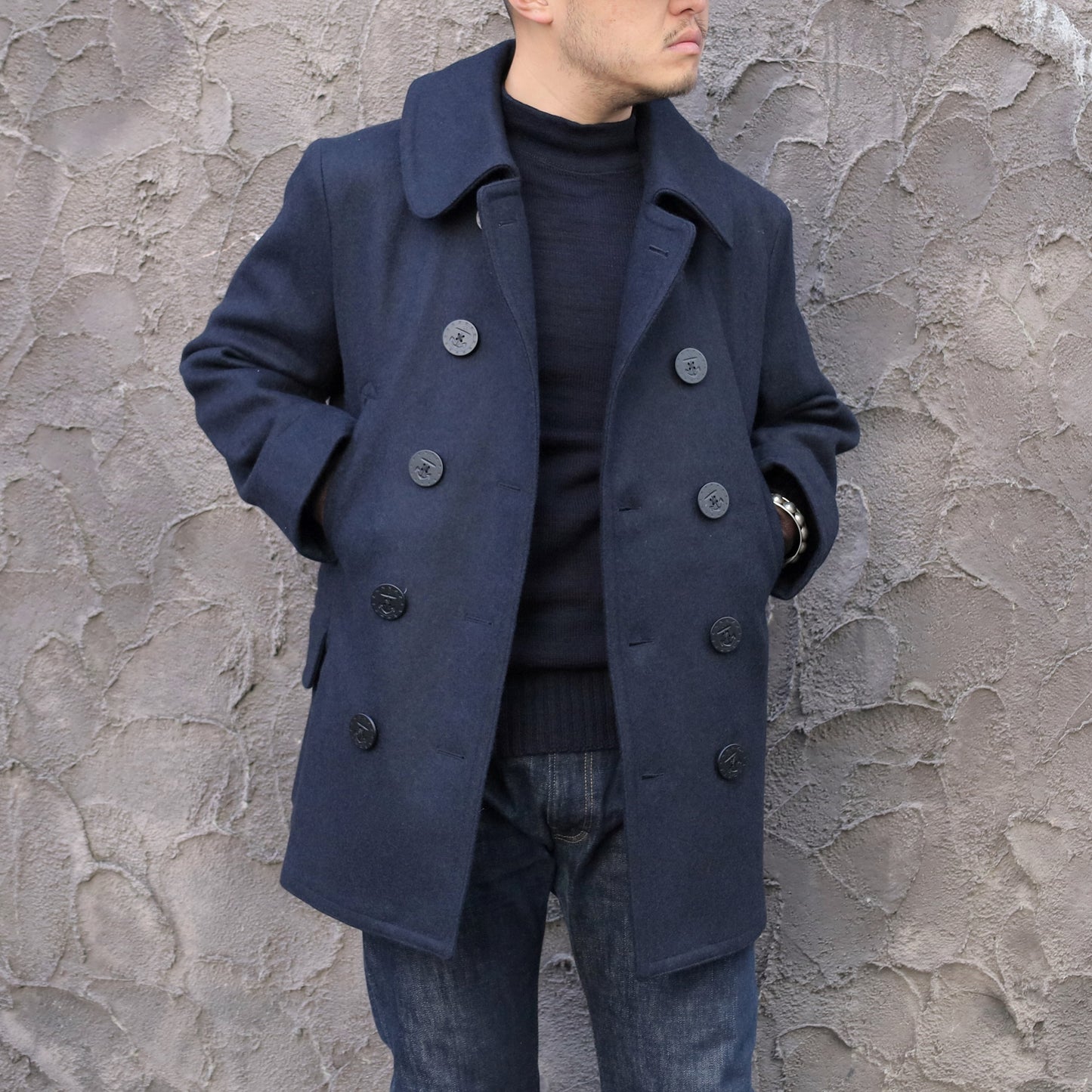 PEA COAT UNLINED MADE IN FRANCE