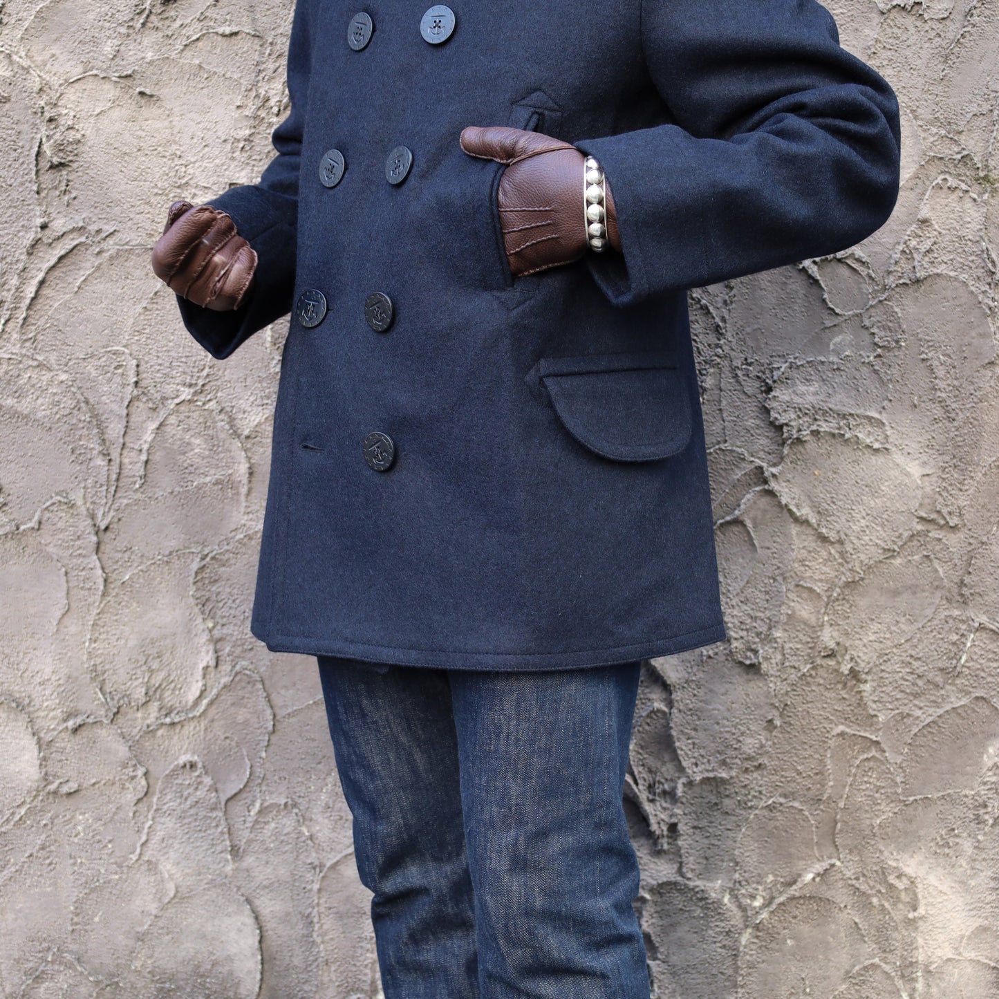 PEA COAT UNLINED MADE IN FRANCE