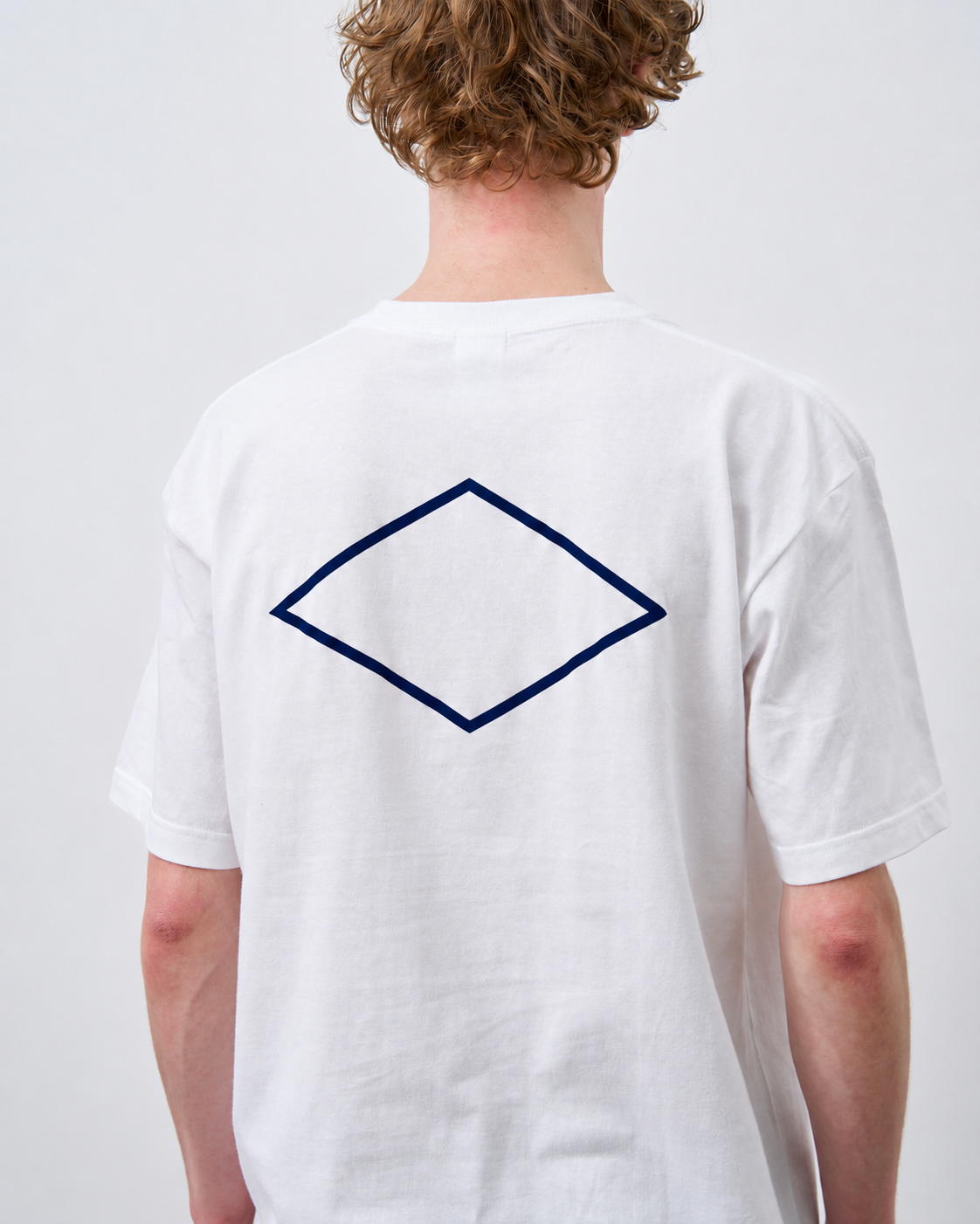 BIG YANK DIAMOND BACK TEE WHITE