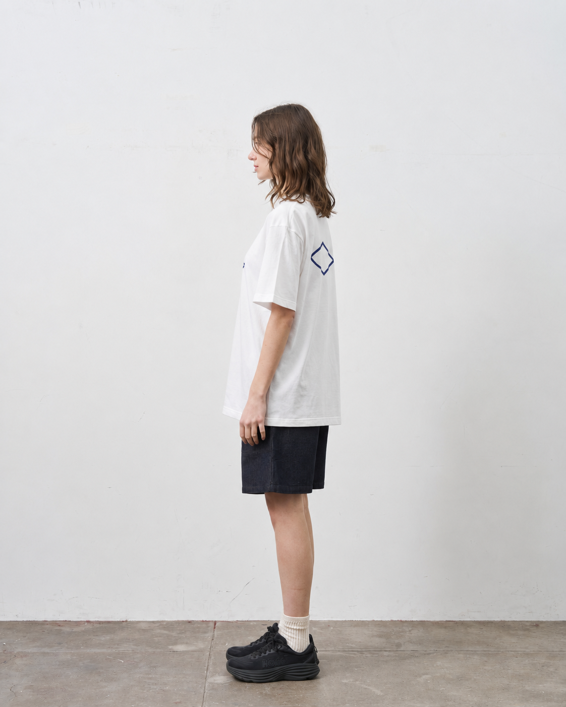 BIG YANK DIAMOND BACK TEE WHITE