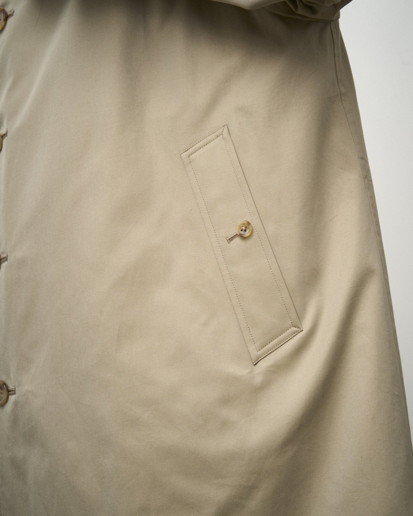 SINGLE RAGLAN COAT Ⅱ REVERSIBLE OVER CHECK BEIGE