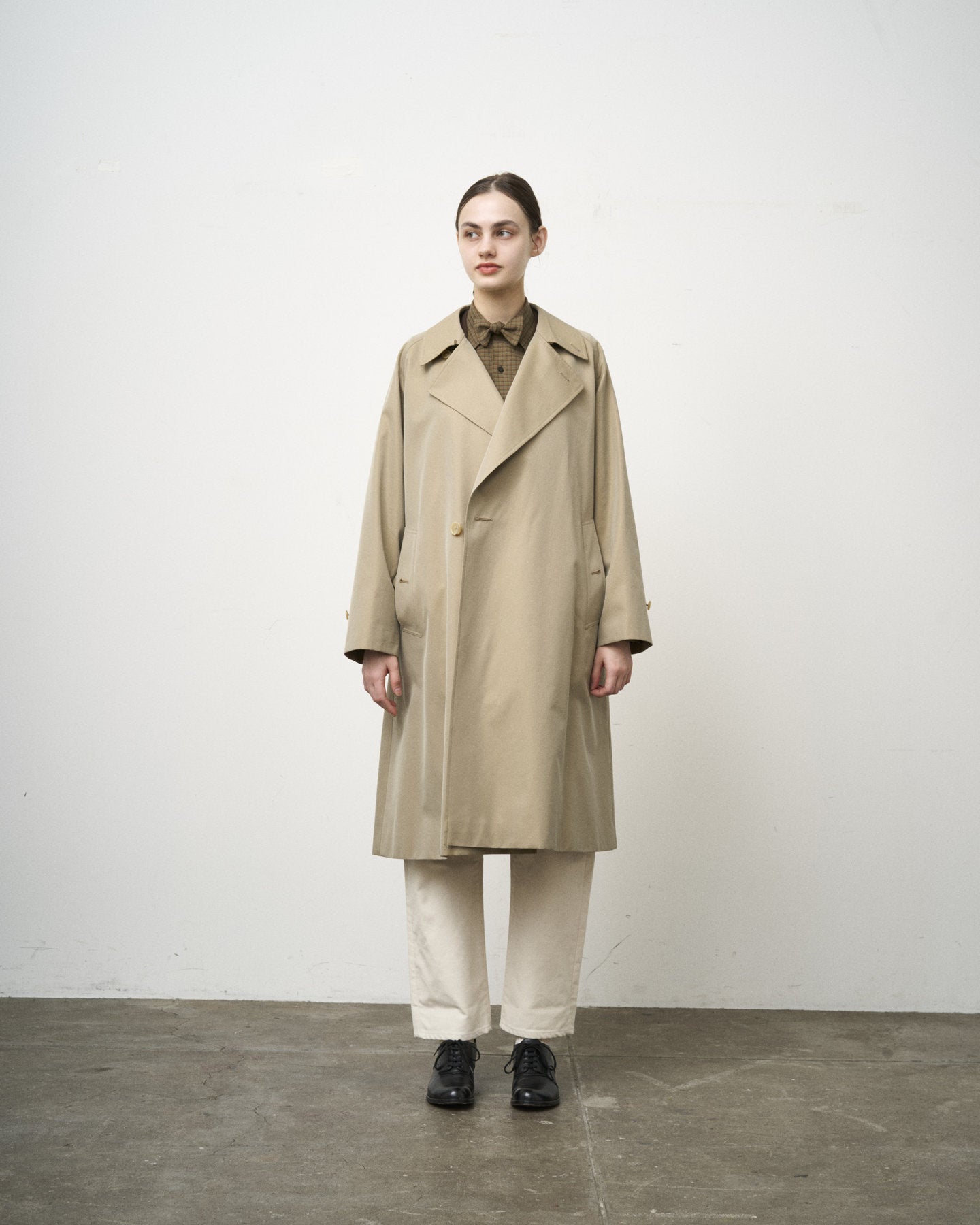 【たくやさん】ANATOMICA シングルラグランコート 38 SINGLE RAGLAN COAT Ⅹ GABARDINE BEIGE – ANATOMICA NAGOYA