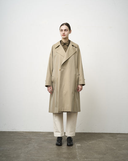 SINGLE RAGLAN COAT Ⅹ GABARDINE BEIGE