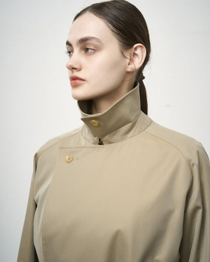 SINGLE RAGLAN COAT Ⅹ GABARDINE BEIGE