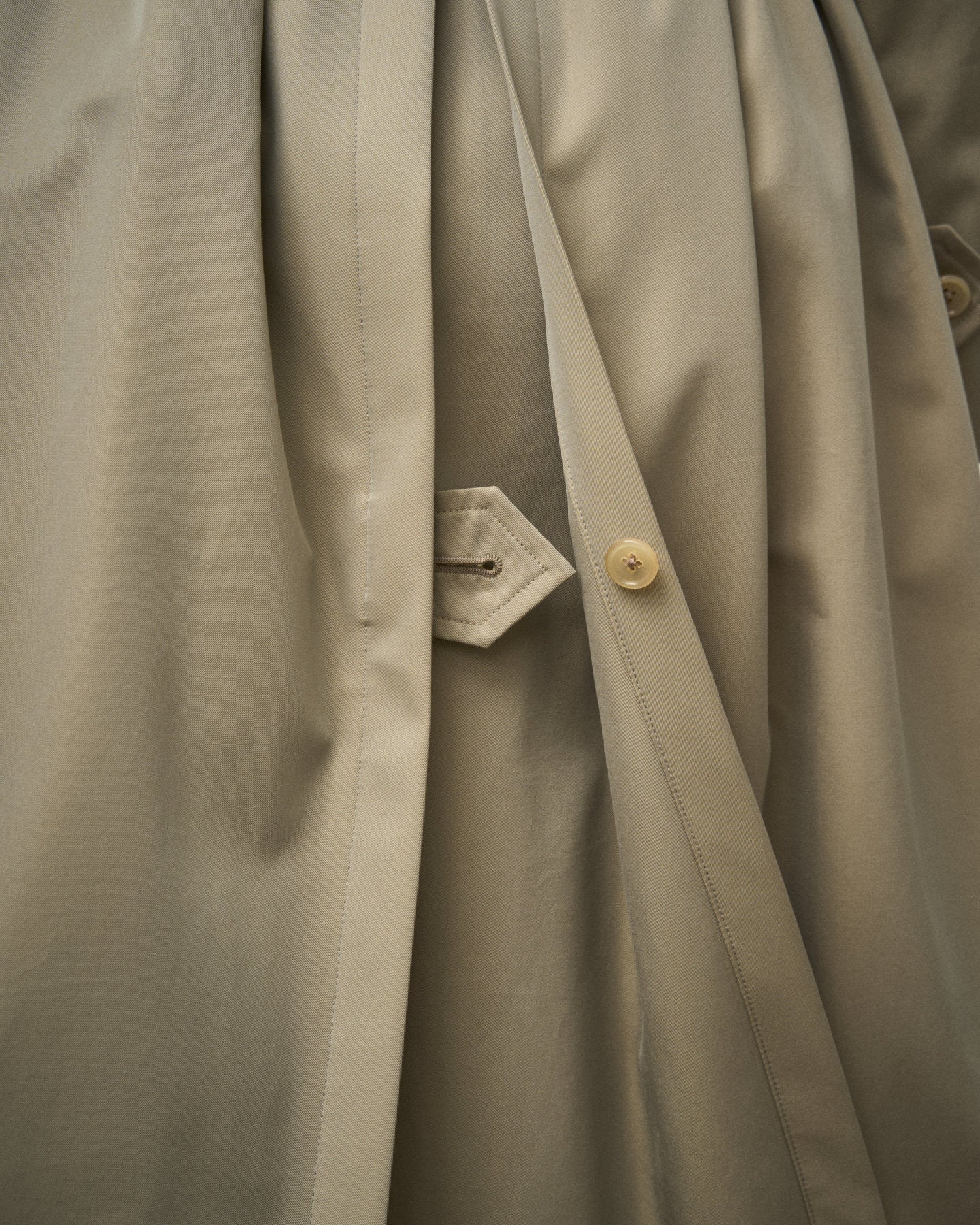 SINGLE RAGLAN COAT Ⅹ GABARDINE BEIGE