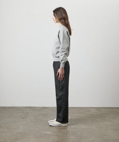 SWEAT SHIRTS RAGLAN SLEEVE CREW NECK GRAY