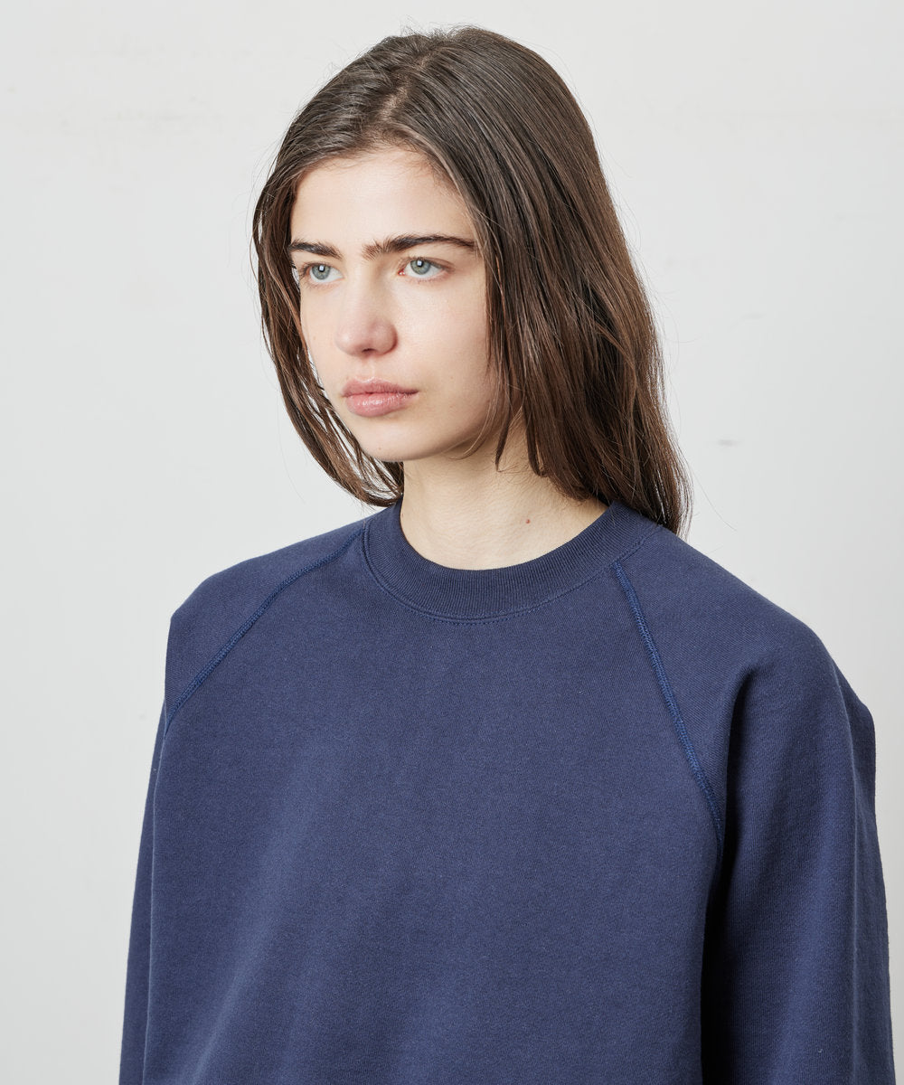 【Restock on Saturday, October 3rd】 SWEAT SHIRTS RAGLAN SLEEVE CREW NECK NAVY