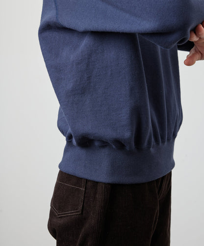 SWEAT SHIRTS RAGLAN SLEEVE CREW NECK NAVY