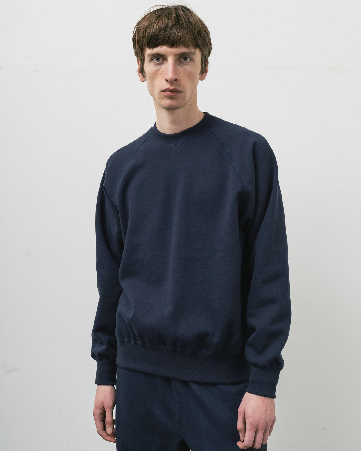 【Restock on Saturday, October 3rd】 SWEAT SHIRTS RAGLAN SLEEVE CREW NECK NAVY