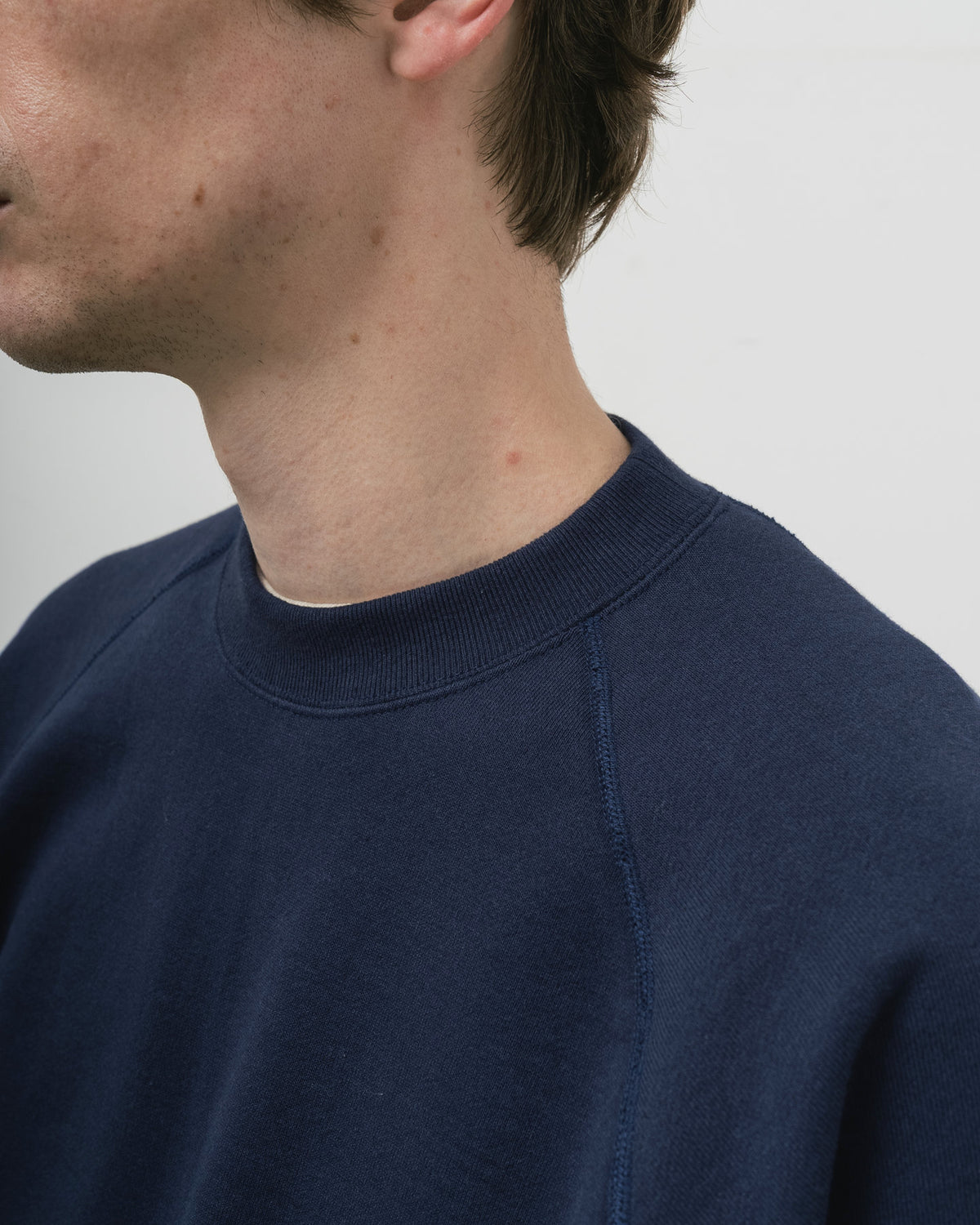 【Restock on Saturday, October 3rd】 SWEAT SHIRTS RAGLAN SLEEVE CREW NECK NAVY