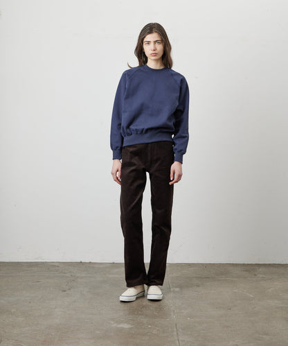 SWEAT SHIRTS RAGLAN SLEEVE CREW NECK NAVY