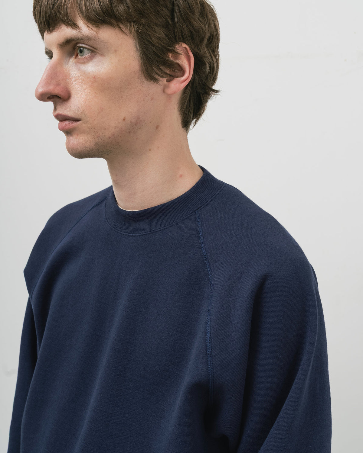 【Restock on Saturday, October 3rd】 SWEAT SHIRTS RAGLAN SLEEVE CREW NECK NAVY