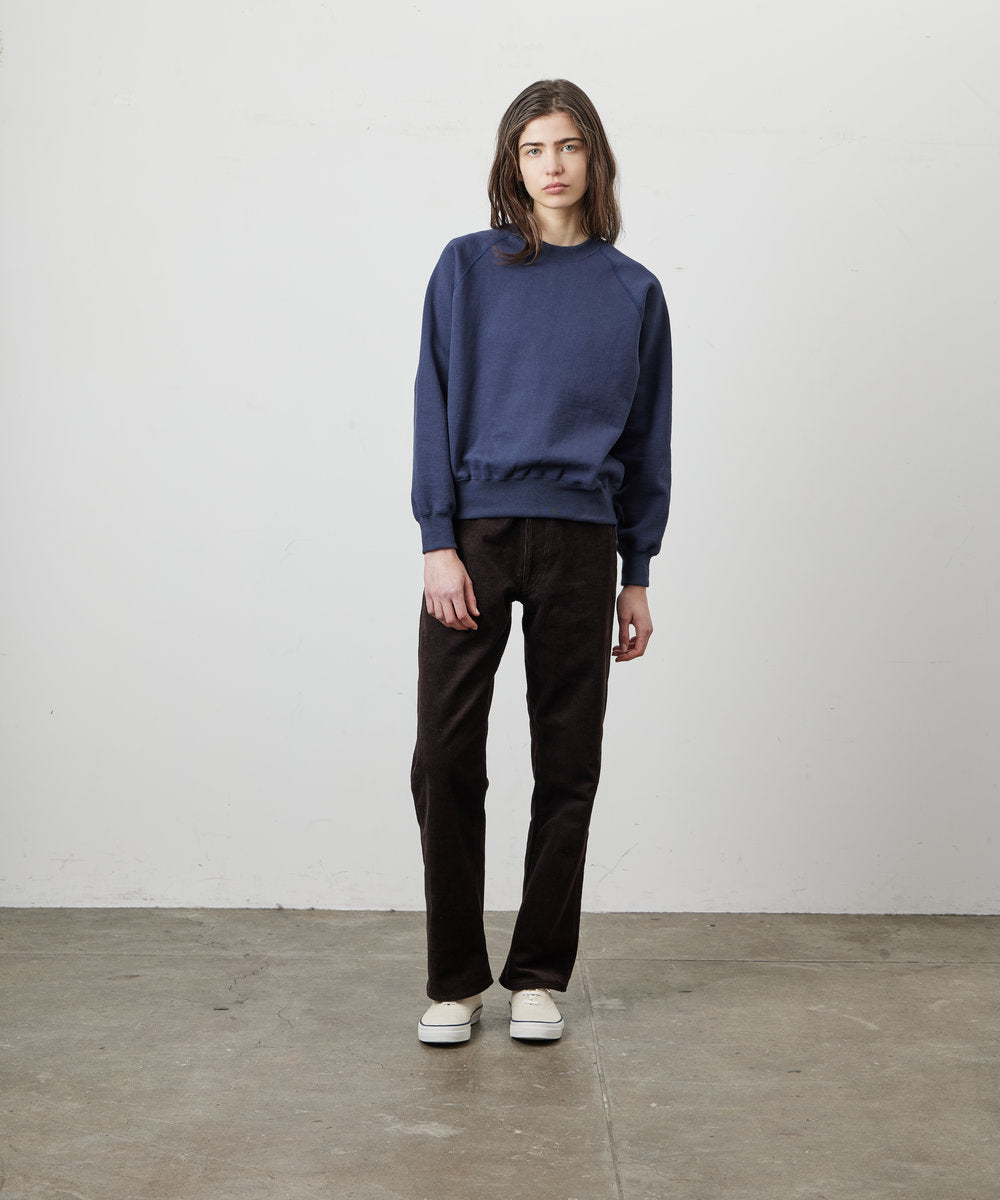 【Restock on Saturday, October 3rd】 SWEAT SHIRTS RAGLAN SLEEVE CREW NECK NAVY