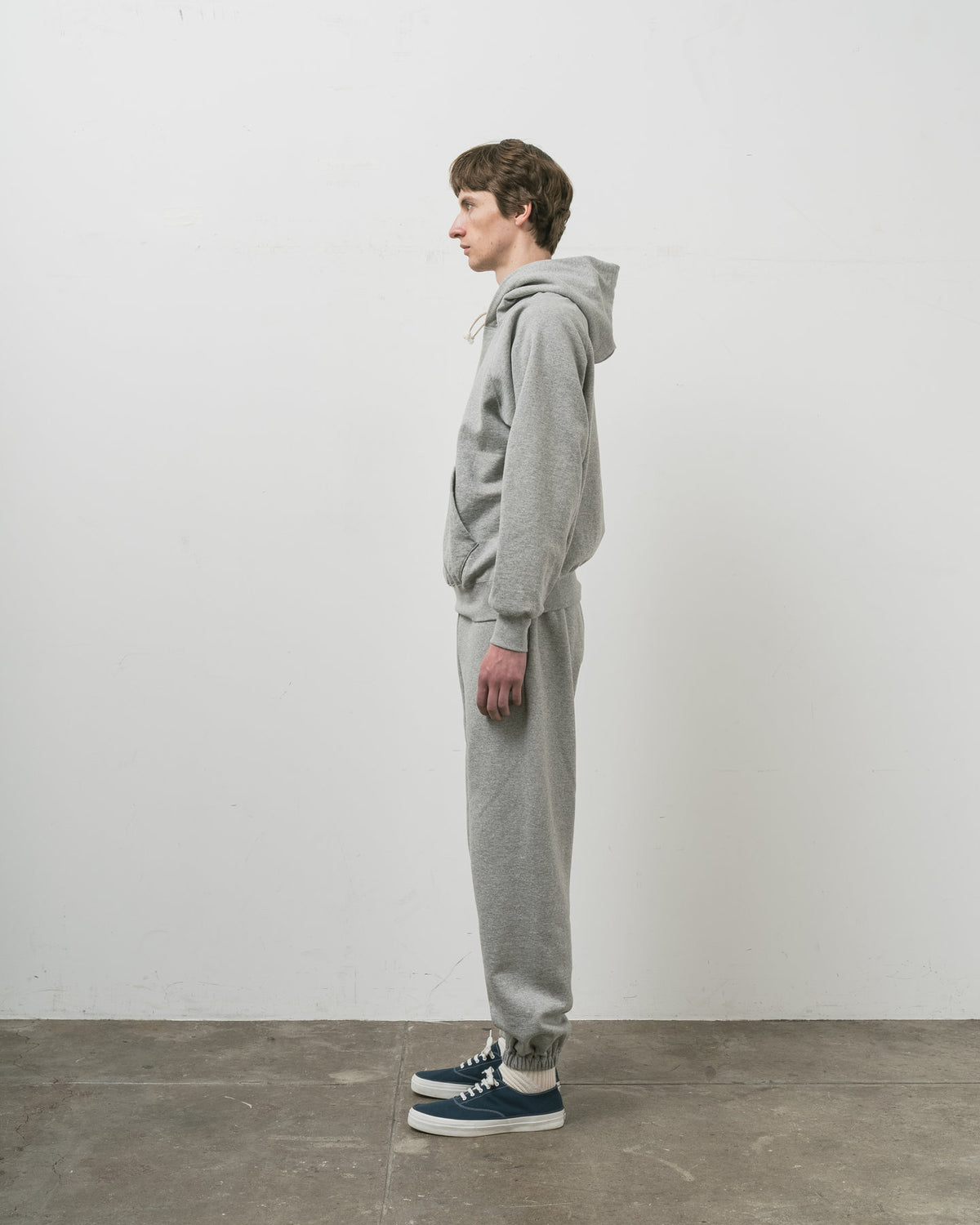 SWEAT PARKA RAGLAN SLEEVE GRAY