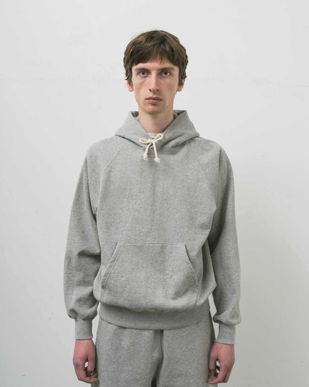 SWEAT PARKA RAGLAN SLEEVE GRAY