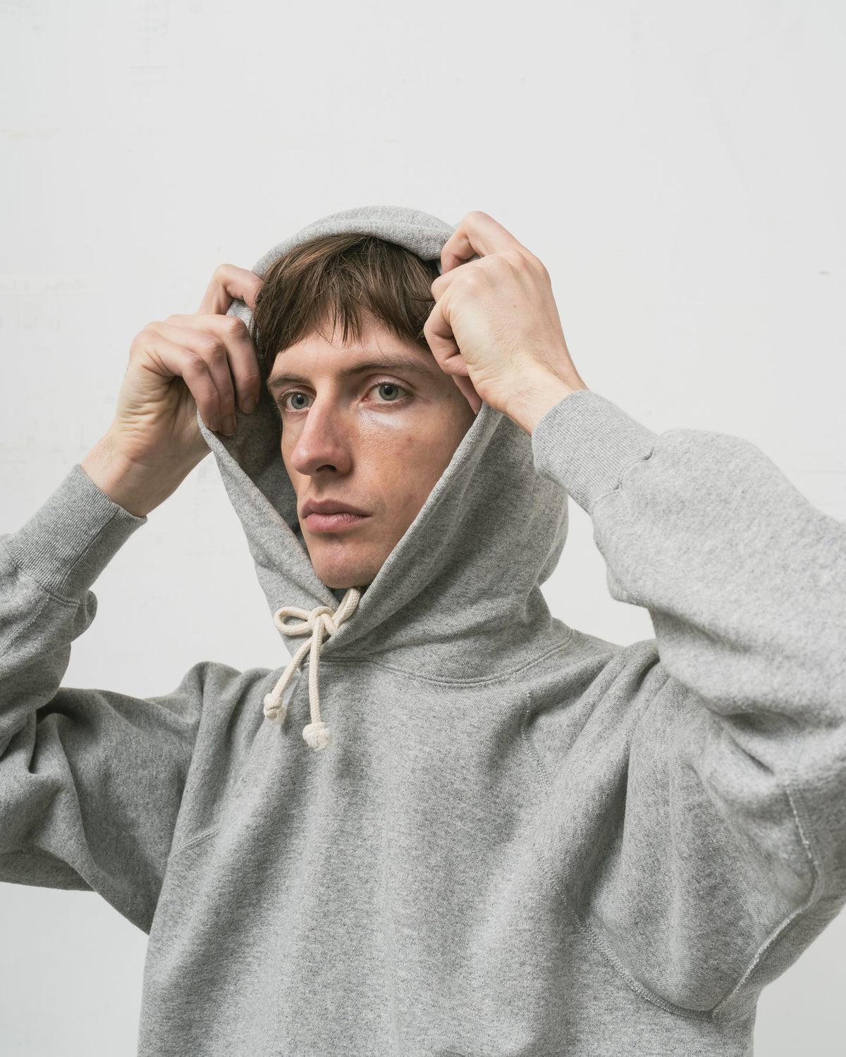 SWEAT PARKA RAGLAN SLEEVE GRAY