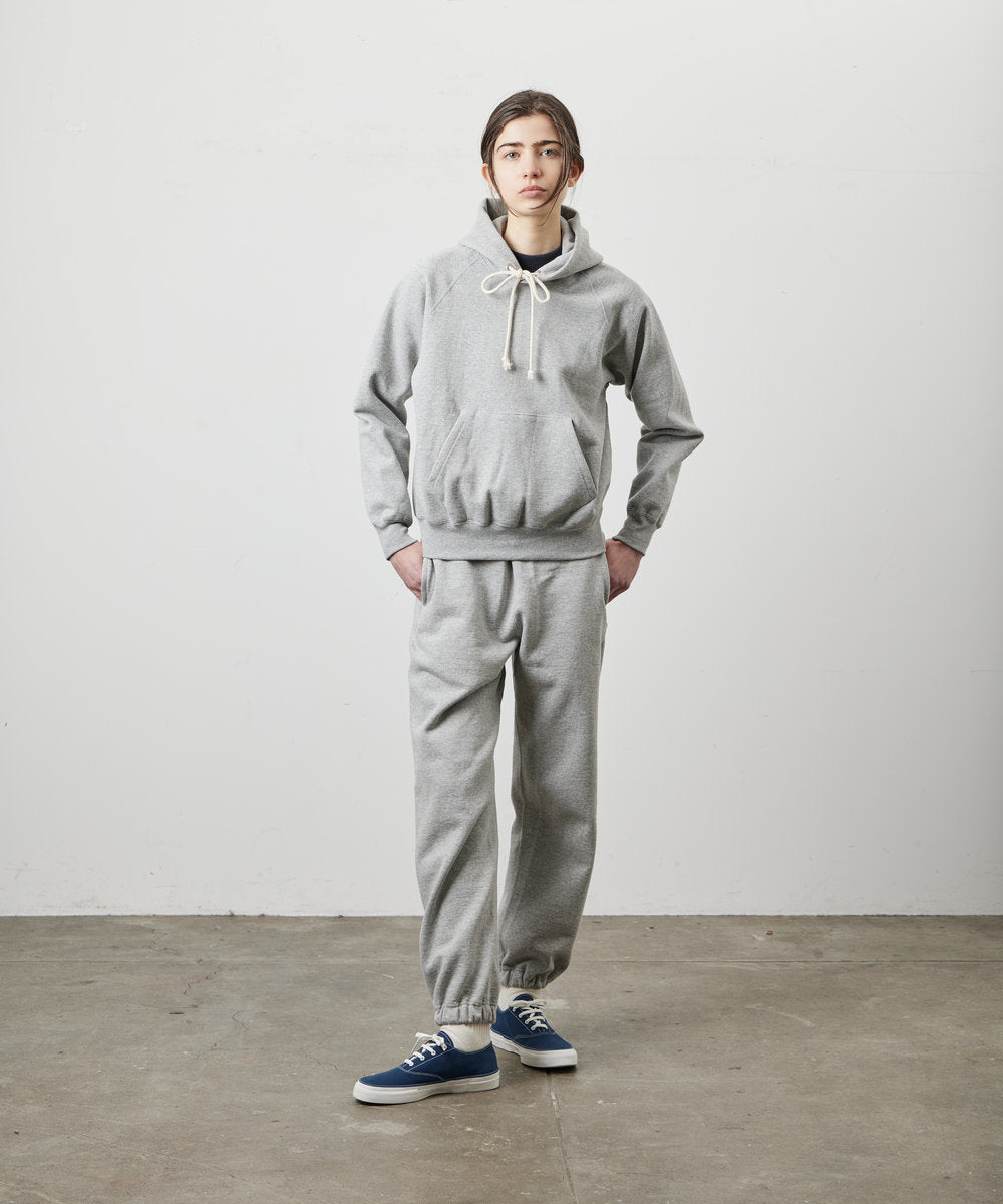 SWEAT PARKA RAGLAN SLEEVE GRAY