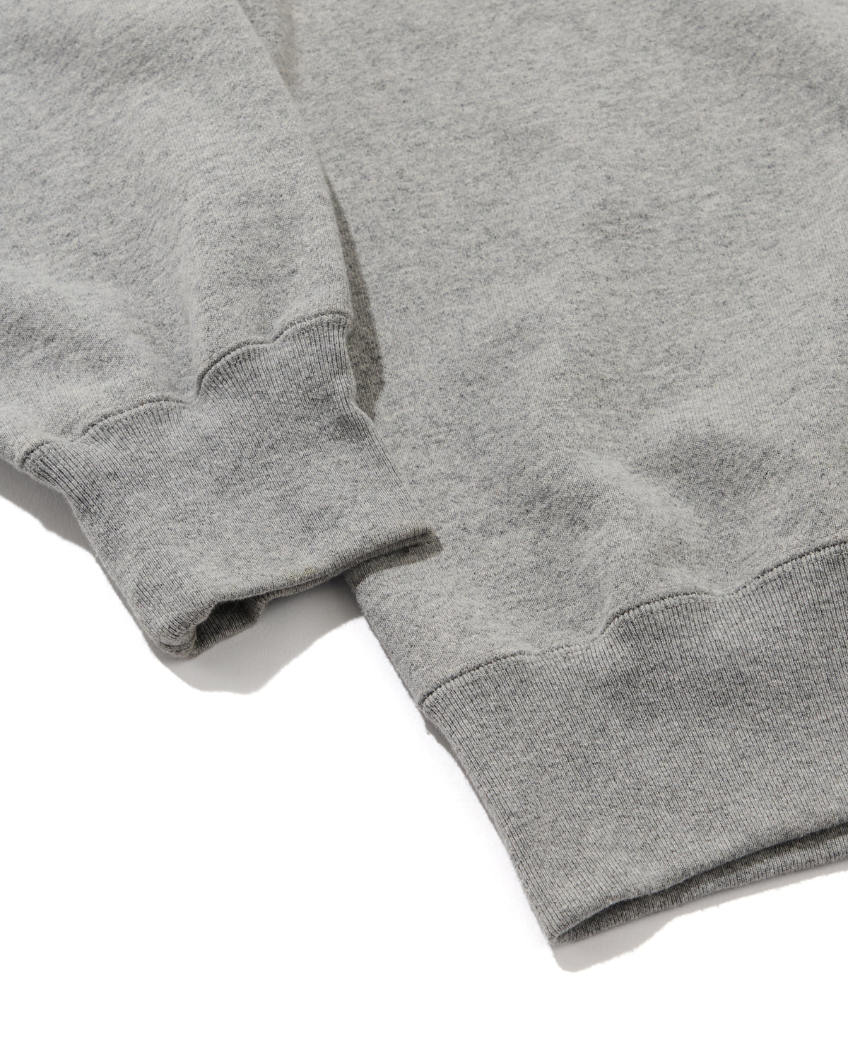 SWEAT SHIRTS RAGLAN SLEEVE CREW NECK GRAY