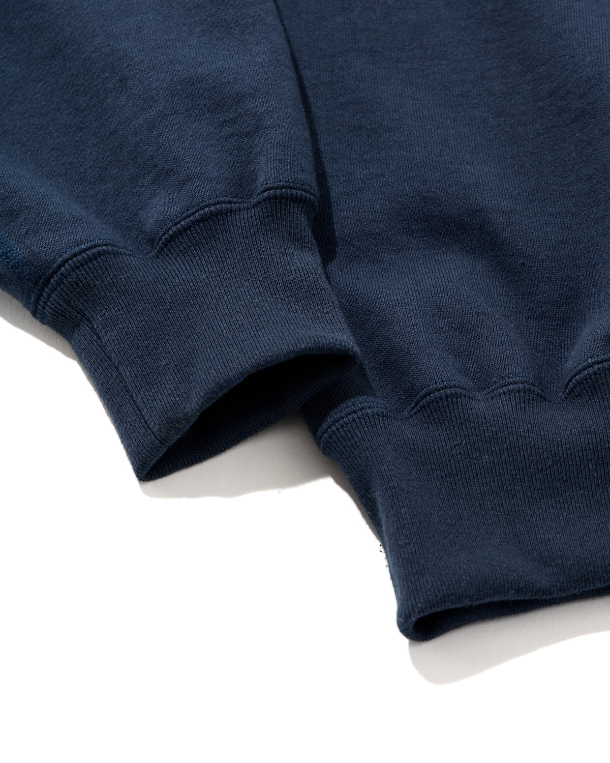 SWEAT SHIRTS RAGLAN SLEEVE CREW NECK NAVY