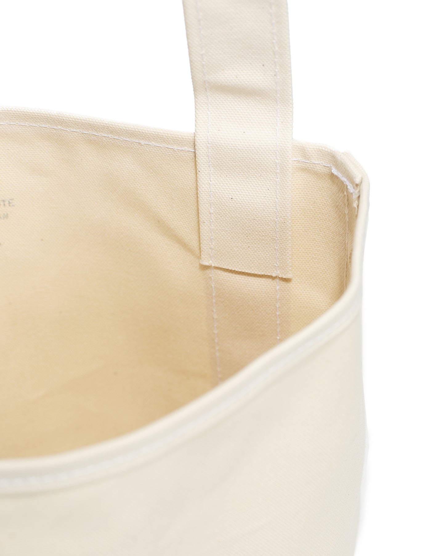 ANATOMICA by TEMBEA BAGUETTE TOTE COTTON CANVAS NATURAL