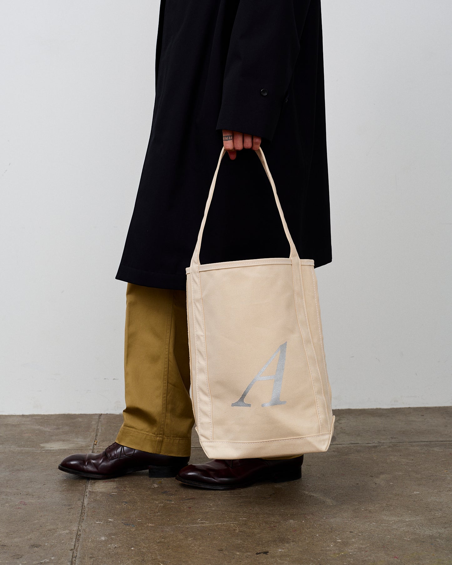 ANATOMICA by TEMBEA BAGUETTE TOTE COTTON CANVAS NATURAL