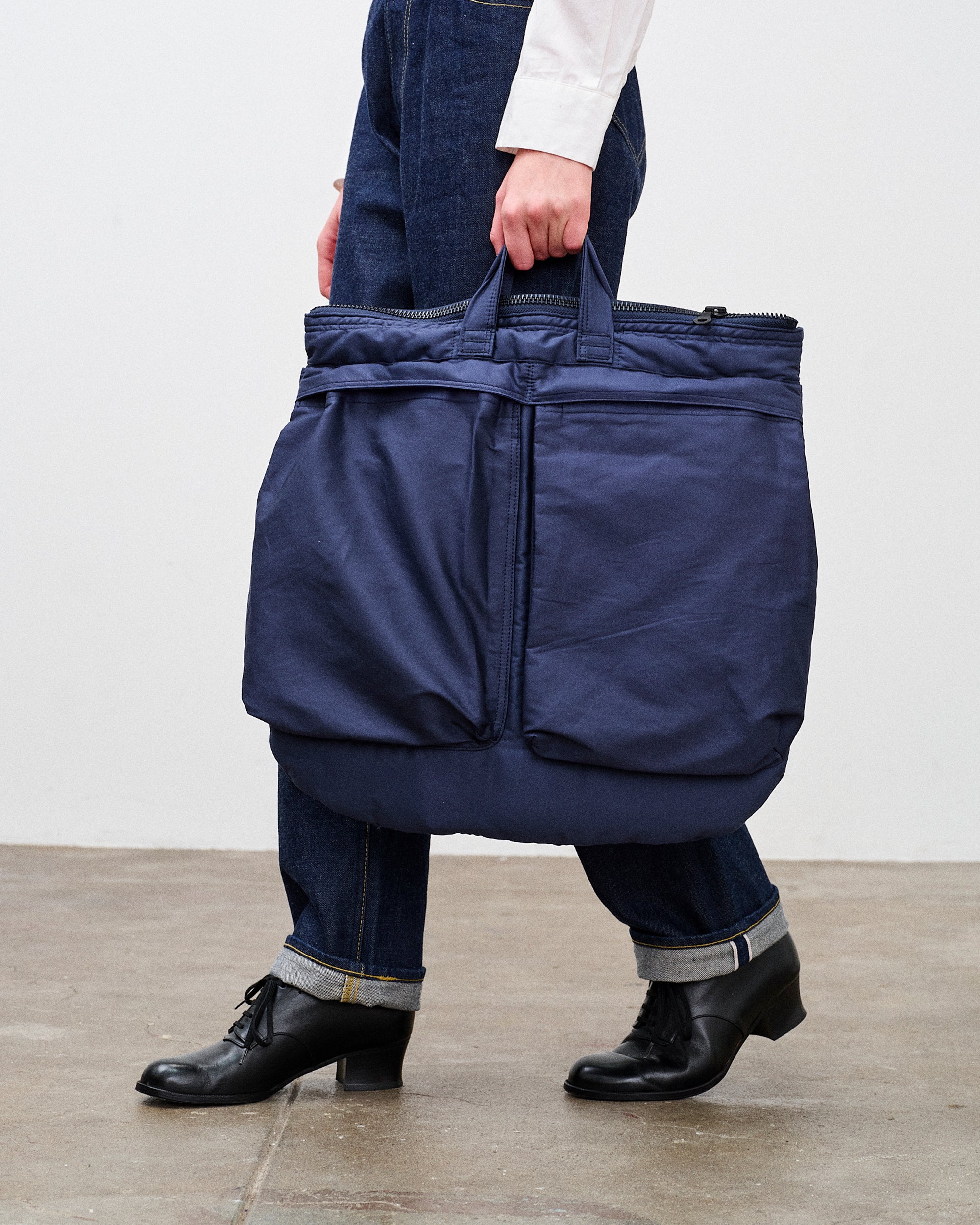 U.S.A.F. HELMET BAG NAVY MEDIUM – ANATOMICA NAGOYA